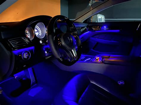 Подсветка салона Мерседес CLS W218