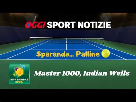 Indian Wells Sparando Palline Parte La Caccia Di Sinner Ad Alcaraz