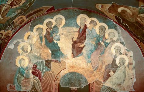 Сошествие святого духа на апостолов 1408 г. Успенский собор, Владимир ...