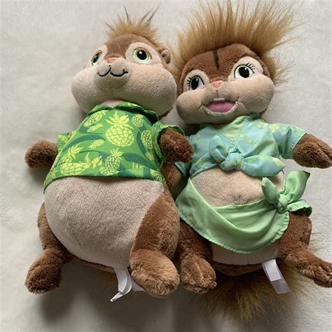 Alvin And The Chipmunks Bab Theodore Eleanor Build A Bear Plush Bundle