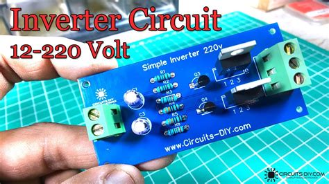 Simple Inverter Circuit Using IRFZ44 MOSFET S DIY Electronics YouTube