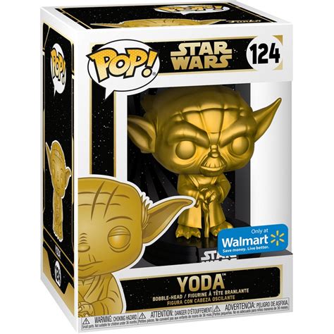 Funko POP Yoda Gold Star Wars Gold Set 124