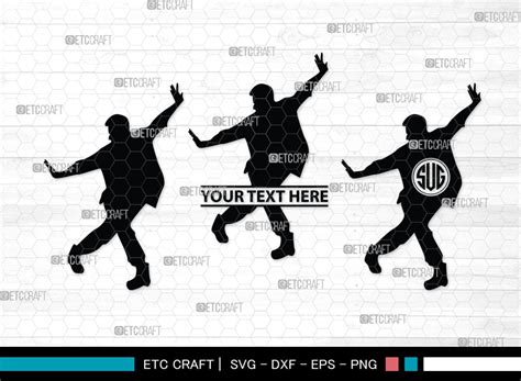 Hip Hop Monogram Hip Hop Silhouette Hip Hop Svg Hip Hop Dancers Svg