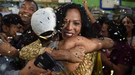 We Are No Longer Criminals India S Top Court Scraps Colonial Era Ban On Gay Sex CBC News