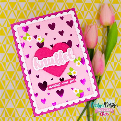 Hot Foil Plate A Hearts Cdhf Craftlines B V