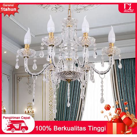 Jual Lampu Gantung Kristal Akrilik 6 8 8 4 Lampu Chandelier Gantung