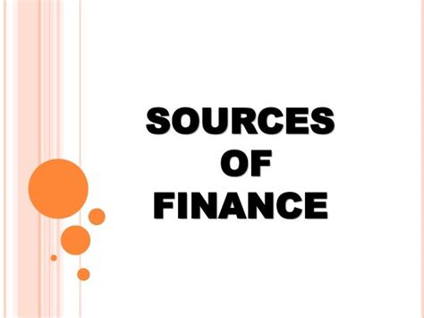 source  finance  international sources