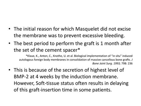 Masquelet technique ppt | PPTX