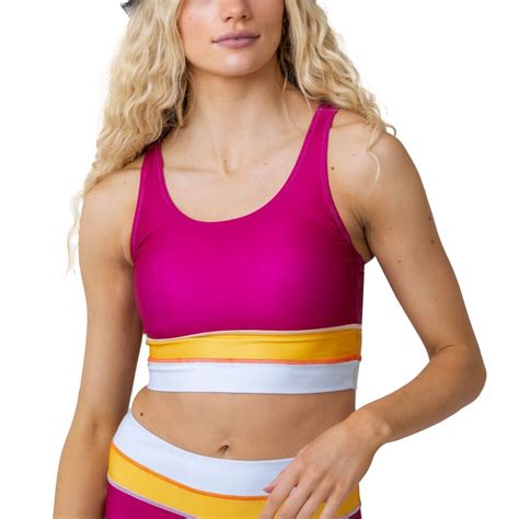 Nani Swimwear Cut Back Crop Bikini Top Women S Clothing