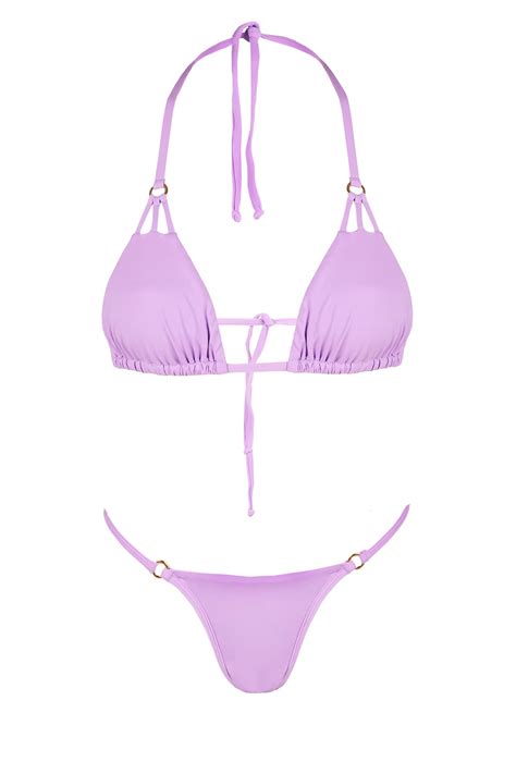 Bikini Malu Lilac Sustainable Stylish Two Piece Set