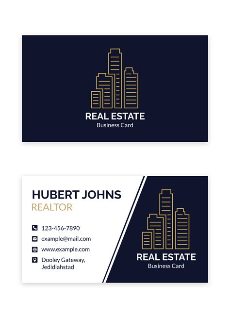 Real Estate Business Cards Templates at Sheila Sparks blog
