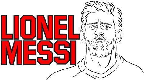 Lionel Messi Cartoon Pictures