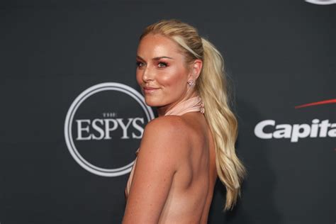 Lindsey Vonn Gleams In Gold Bikini For Yniq Eyewear Collection Footwear News