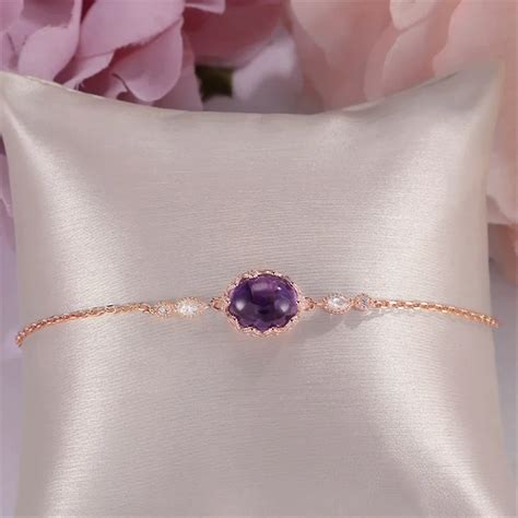 Браслеты для женщин, натуральный аметист, хорошее ювелирное изделие ...