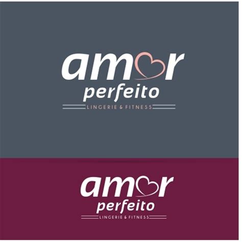 AMOR PERFEITO LINGERIE FITNESS Criação de Logo Para Roupas Jói