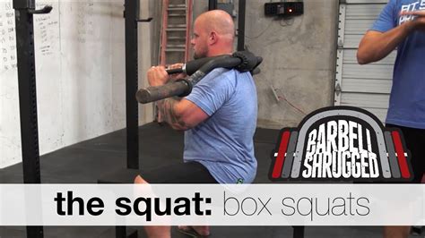The Squat Box Squats Technique Wod Youtube