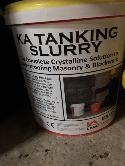 KA tanking slurry and fillet seal, waterproofing, damp proofing, f | in ...