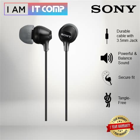 Sony MDR-EX15LP / MDREX15LP In-Ear Wired Headphone / Wired Earphone ...