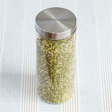 Buy Femora Kitchen Storage Jar Clear Glass For Keeping Grains Pulses Online At Best Price Of