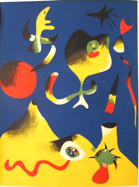 Miro The Four Elements Air Original Lithograph By Joan Miro As