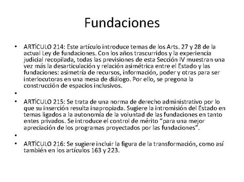 Fundaciones Y Asociaciones Civiles Marco Legal Fundaciones Y