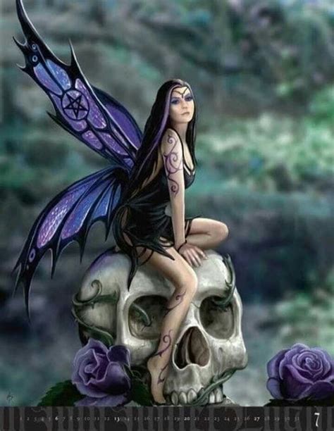 Pin On Skulls ♾ Gothic Fantasy Art Fantasy Fairy Fairy Art