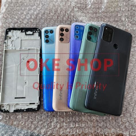 Jual Backdoor Infinix Hot Play Bekdor Tutup Belakang Casing Kesing Housing Tombol Volume