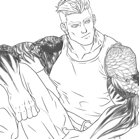 Gay Anime Coloring Pages