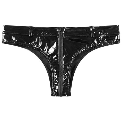 Women Lady Zipper Thongs G String Panties Brief Bikini Underwear Lingerie Shorts Ebay