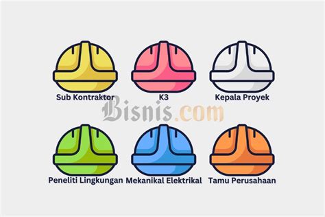 Arti Warna Helm Proyek Berdasarkan Jabatan Dan Tingkatannya