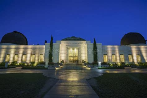Night View Of The Famous Griffith Observatory Editorial Photo Image