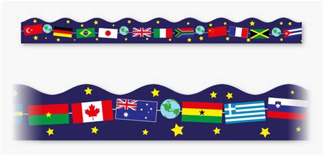 World Flags Page Border