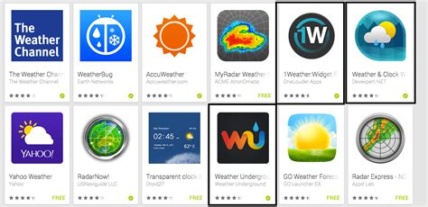 Best Android Weather Apps Low End Mac