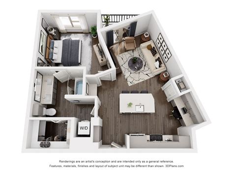 A6 Floor Plan At The Caroline Eastside