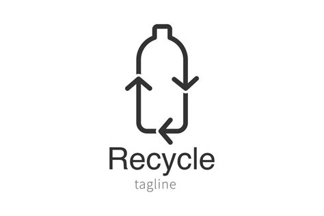 Recycle Organic Bottle Logo Icon Graphic Design 7752403 Vector Art At