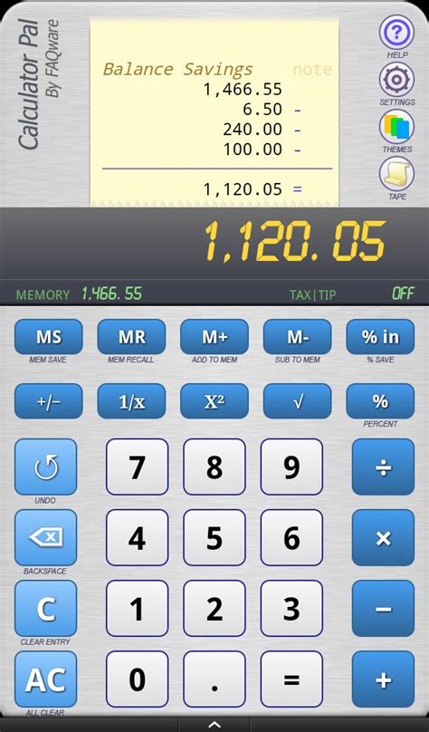 Amazon.com: Calculator Pal with History Tape (Ad Free): Appstore for ...