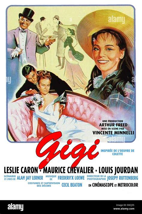 Gigi 1958 poster hi-res stock photography and images - Alamy