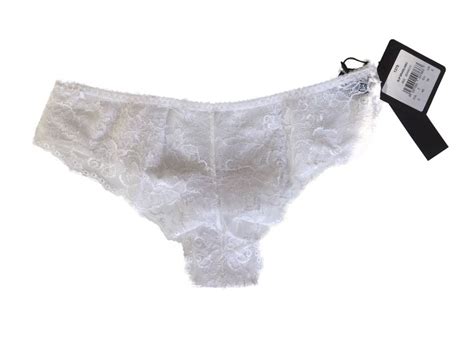 AMBRA Lingerie Slips Chantilly Brasil Wit 1379 Italian Design Italian Design Fashion Beauty