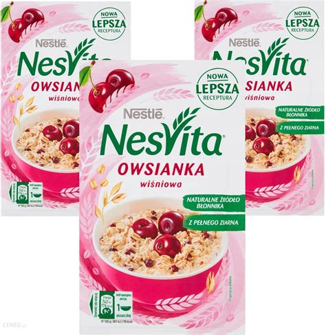 Nestle Nesvita P Atki Owsiane O Smaku Wi Niowym X Ceny I Opinie