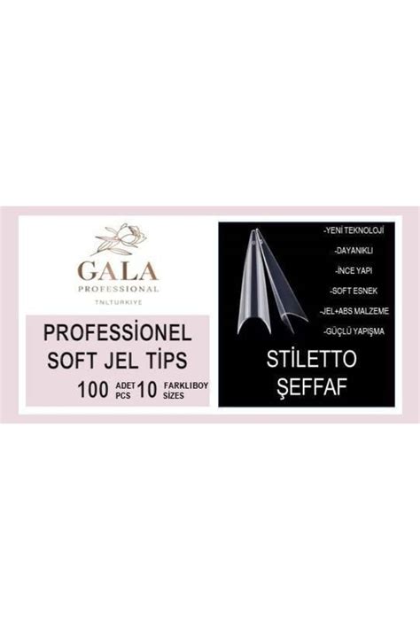 tnl professional PROTEZ TİPS STİLETTO 100 LÜ ŞEFFAF Fiyatı, Yorumları ...