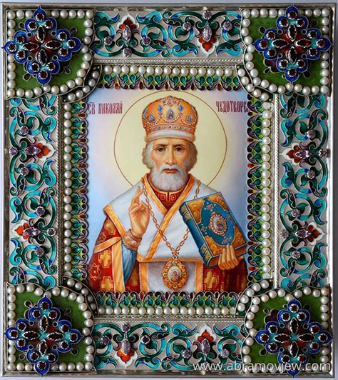 Православные иконы - Каталог - Иконы с горячими эмалями