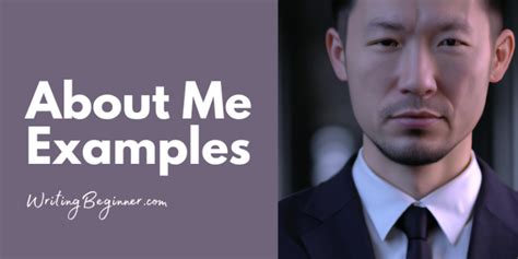 60 About Me Examples Writing Guide Free Templates Writing Beginner