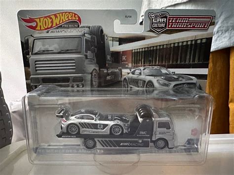 Hot Wheels Team Transport Mercedes AMG GT3 Hobbies Toys Toys Games On Carousell