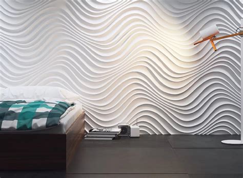 Обои с эффектом декоративной штукатурки в интерьере (35 фото ...