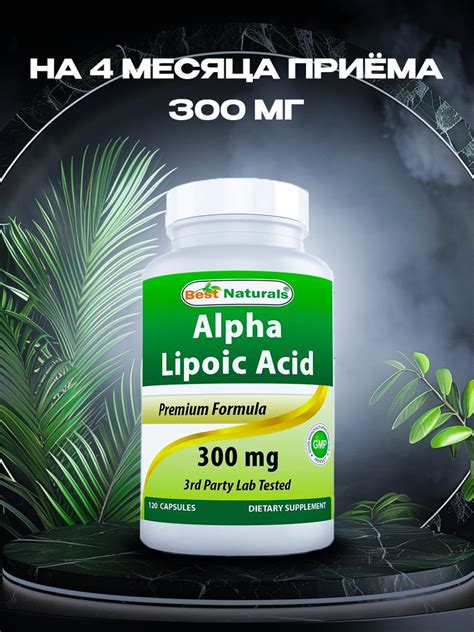 Альфа-Липоевая кислота, 300 мг., 120 капсул купить на OZON по низкой ...