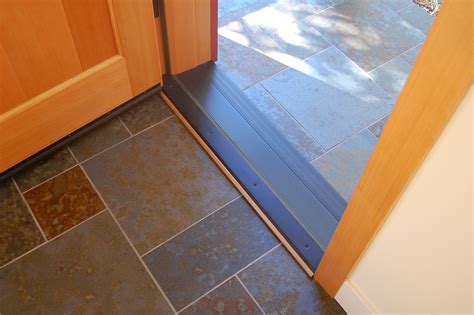 Exterior Door Threshold Placement