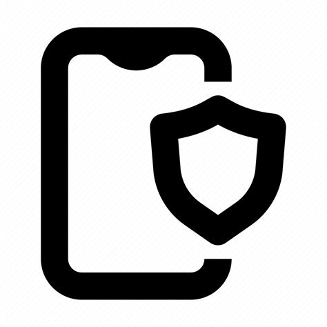 Mobile Protection Phone Shield Prevention Security System Icon