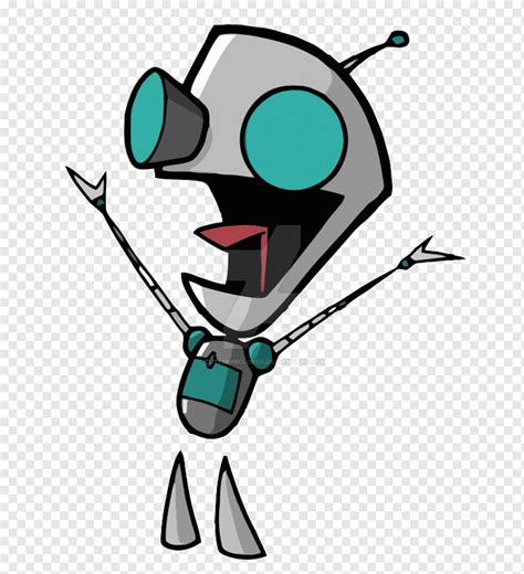 Zim Robot Art Android Gir Vaca Robots Personaje De Ficci N Androide