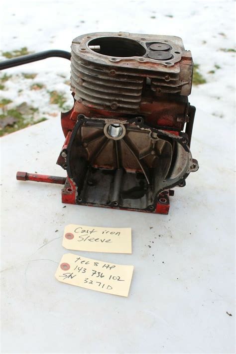 Tecumseh 34922a Engine Block 8 Hp Snowblower Hm80 Steel Sleeve Ebay