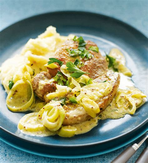 Creamy Mustard Pork Recipe Delicious Magazine